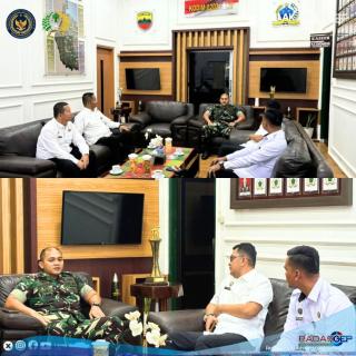 Jaga Keamanan dan Pembinaan, Lapas Binjai Jalin Silaturahmi ke Kodim 0203/Langkat